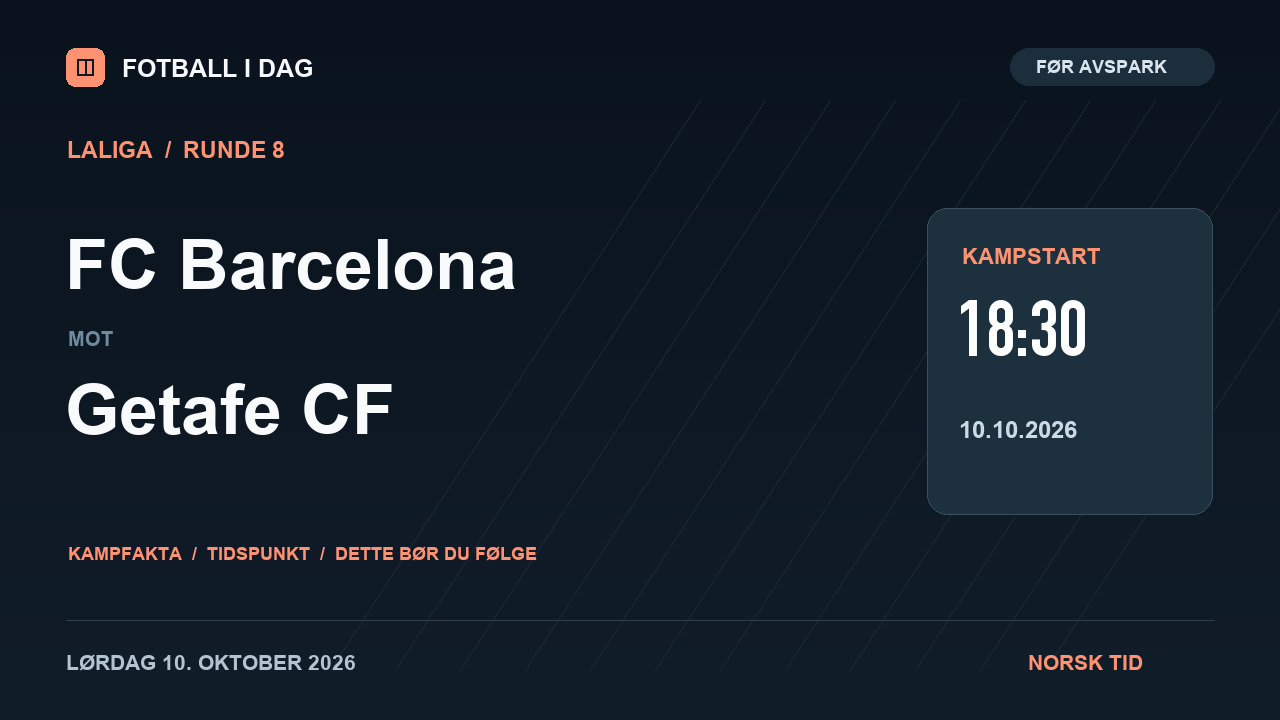 FC Barcelona – Getafe CF – kampvideo