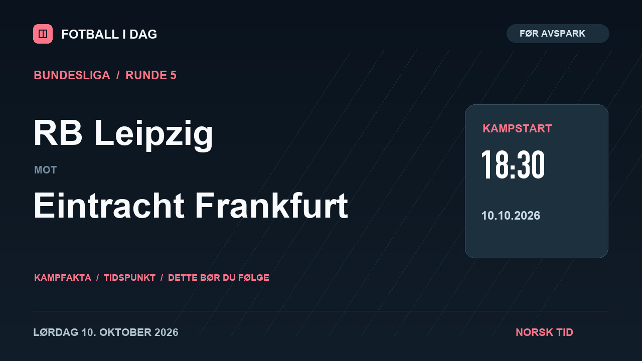 RB Leipzig – Eintracht Frankfurt – kampvideo